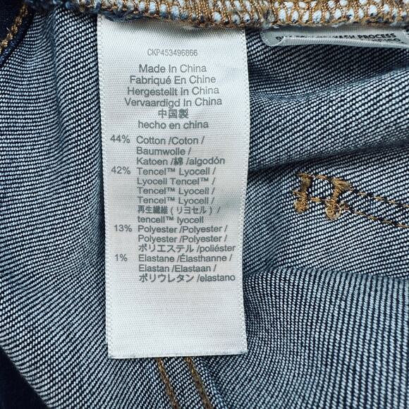 Madewell 9" Mid-Rise Skinny Jeans in Hayes Wash Button-Front‎ Edition size 33 - Picture 8 of 9